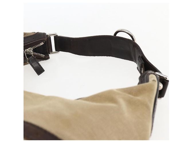 Borsa a Tracolla GUCCI Web Sherry Line Canvas Beige Silver 114871 Auth mr2006 Argento - vista 8