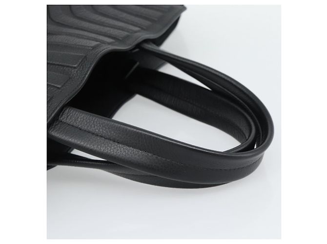 Borsa a mano BALENCIAGA Car Leather 2way Black Silver 679461 Auth mr2586V Nero Argento - vista 7