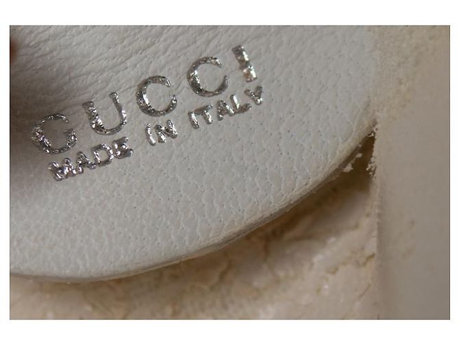 Gucci, mini borsa in maglia bianca Bianco - vista 8