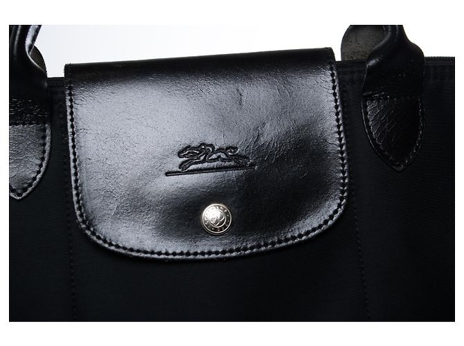 Longchamp, borsa tote mini depose nera Nero - vista 9