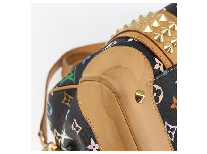 Borsa LOUIS VUITTON Monogram Multicolor Courtney MM 2way Nera M45642 Auth 163673SAV Nero - vista 15