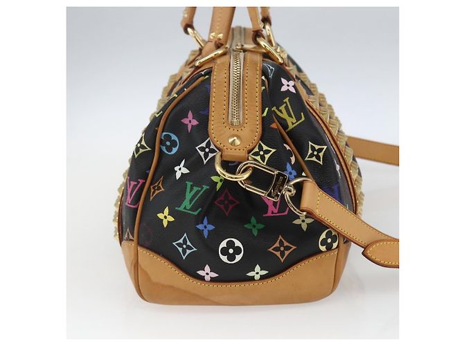 Borsa LOUIS VUITTON Monogram Multicolor Courtney MM 2way Nera M45642 Auth 163673SAV Nero - vista 4