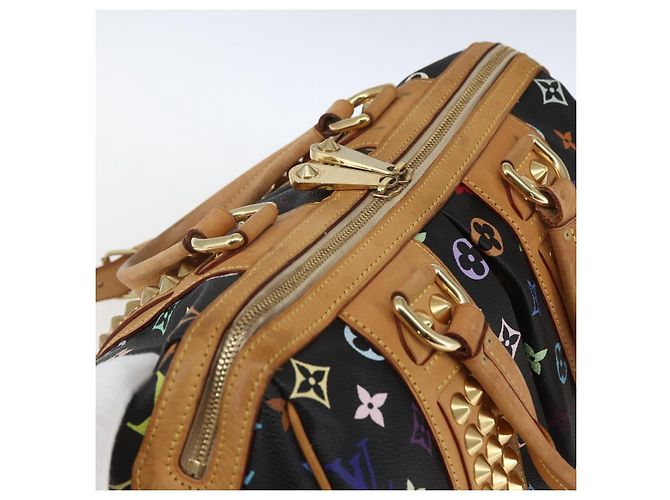 Borsa LOUIS VUITTON Monogram Multicolor Courtney MM 2way Nera M45642 Auth 163673SAV Nero - vista 6
