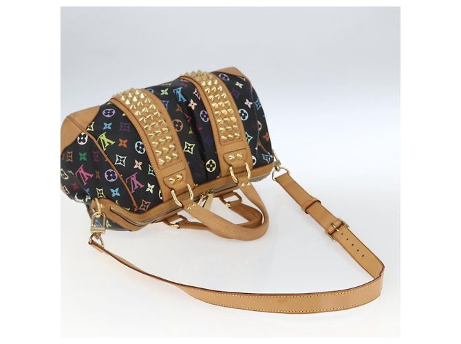 Borsa LOUIS VUITTON Monogram Multicolor Courtney MM 2way Nera M45642 Auth 163673SAV Nero - vista 9