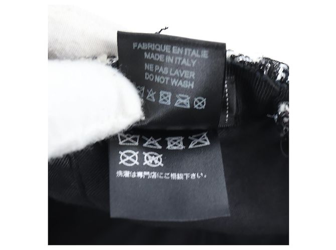 Gorra CHANEL COCO Tweed M White CC Auth 196483SAM Blanco - vista 18