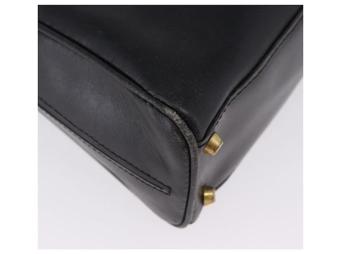 BALENCIAGA Schultertasche aus Leder Schwarz Gold Auth ka5786 Golden - Ansicht 12