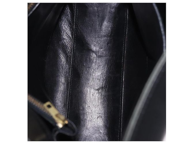BALENCIAGA Schultertasche aus Leder Schwarz Gold Auth ka5786 Golden - Ansicht 16
