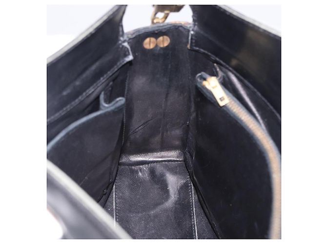 BALENCIAGA Schultertasche aus Leder Schwarz Gold Auth ka5786 Golden - Ansicht 18