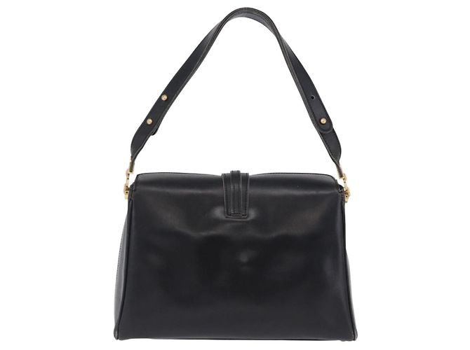BALENCIAGA Schultertasche aus Leder Schwarz Gold Auth ka5786 Golden - Ansicht 3