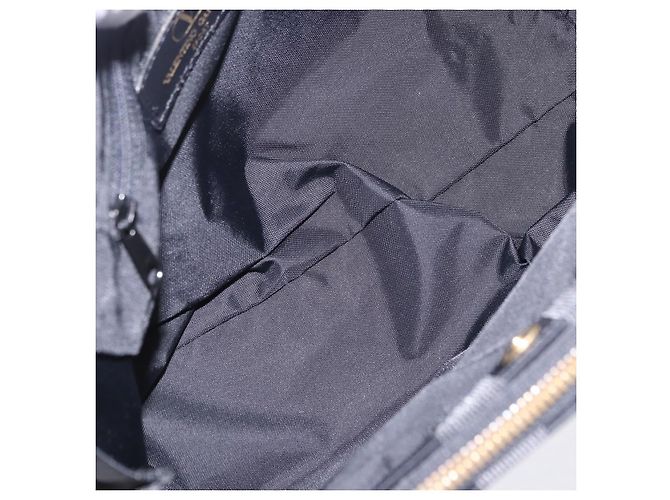 Borsa VALENTINO Nylon Nero Oro Auth BA15199 D'oro - vista 11