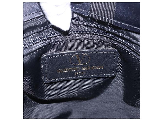 Borsa VALENTINO Nylon Nero Oro Auth BA15199 D'oro - vista 12