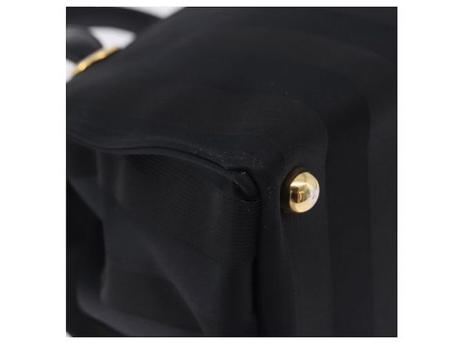 Borsa VALENTINO Nylon Nero Oro Auth BA15199 D'oro - vista 15
