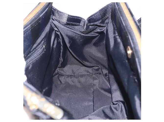 Borsa VALENTINO Nylon Nero Oro Auth BA15199 D'oro - vista 17