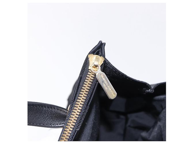 Borsa VALENTINO Nylon Nero Oro Auth BA15199 D'oro - vista 19