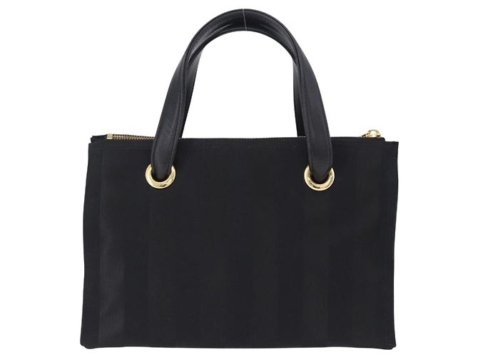 Borsa VALENTINO Nylon Nero Oro Auth BA15199 D'oro - vista 2