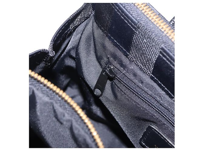 Borsa VALENTINO Nylon Nero Oro Auth BA15199 D'oro - vista 21