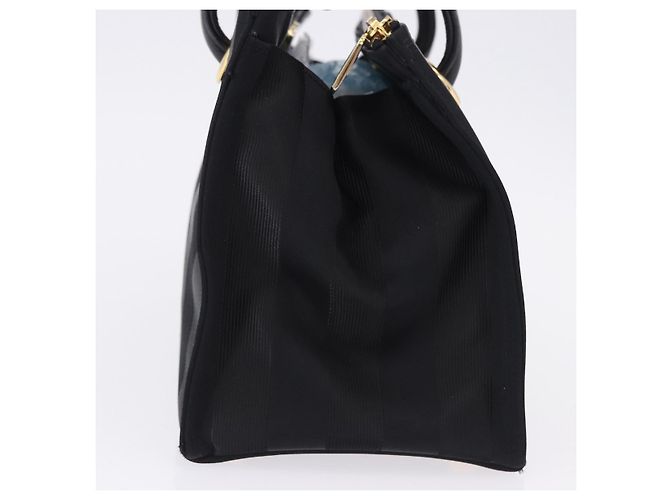 Borsa VALENTINO Nylon Nero Oro Auth BA15199 D'oro - vista 4