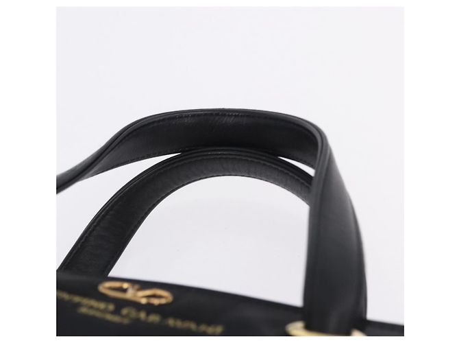Borsa VALENTINO Nylon Nero Oro Auth BA15199 D'oro - vista 8
