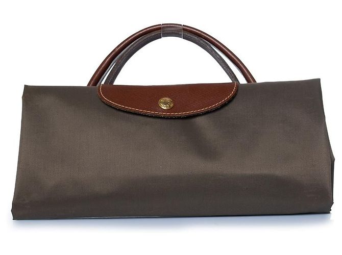 Longchamp, borsa weekender XL depose pliage, kaki - vista 3
