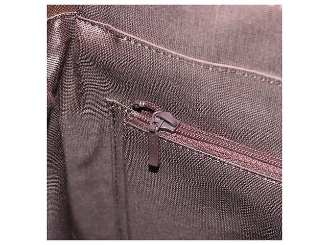 Borsa a mano BURBERRY Nova Check Canvas Beige Silver Auth 196618A Argento - vista 21