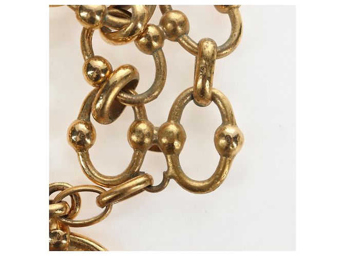 CHANEL Bracciale metallo tono oro CC Auth 195952V - vista 13