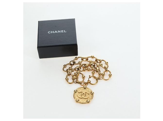 CHANEL Bracciale metallo tono oro CC Auth 195952V - vista 16