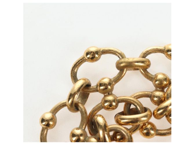 CHANEL Bracciale metallo tono oro CC Auth 195952V - vista 5