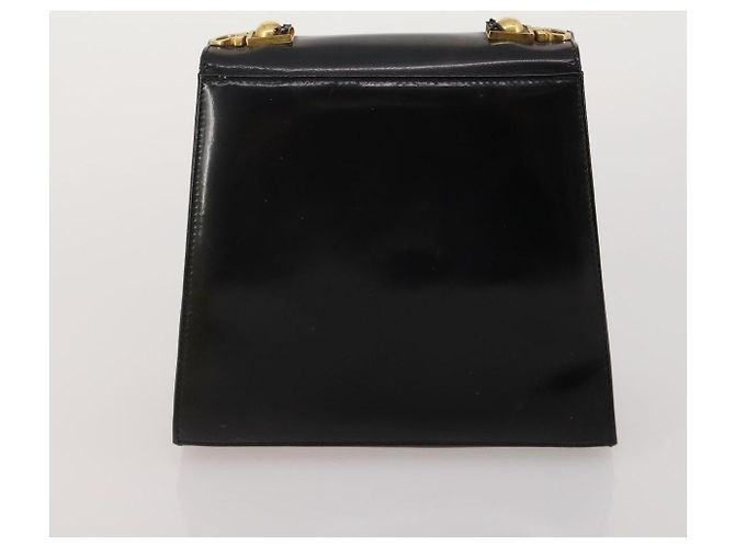 Borsa Salvatore Ferragamo Pelle Nylon Set da 3 Nero Giallo Bianco Auth 197582 - vista 10