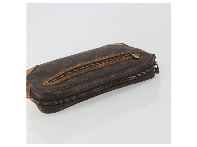LOUIS VUITTON Monogram Marly Dragonne GM Clutch Bag 2 Set M51825 LV Auth fm5417 Monogramma - vista 12