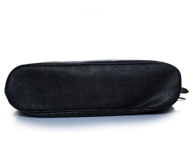Mulberry, mala shopper com fecho à volta em couro scotch grain Preto - vista 3