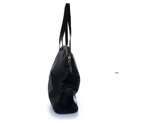 Mulberry, mala shopper com fecho à volta em couro scotch grain Preto - vista 5