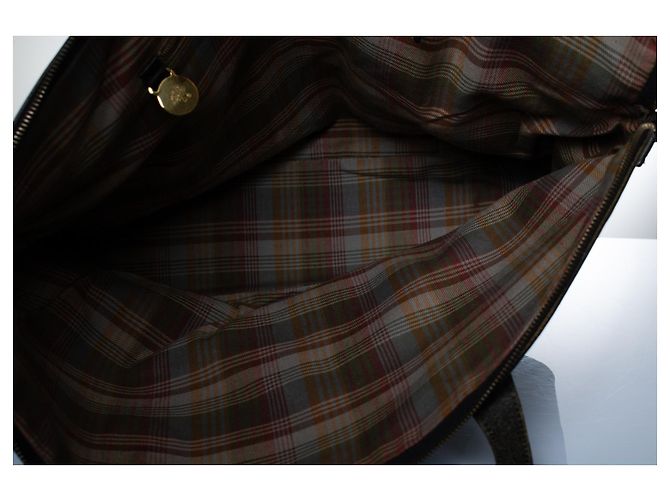 Mulberry, mala shopper com fecho à volta em couro scotch grain Preto - vista 6