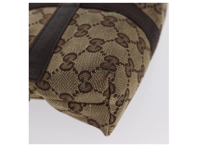 Borsa a tracolla GUCCI GG Canvas Beige Silver 131236 Auth BSZ673 Argento - vista 13
