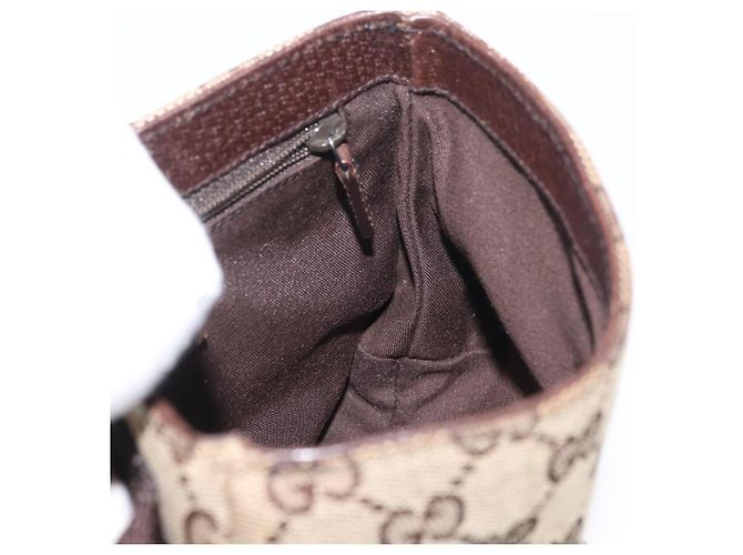 Borsa a tracolla GUCCI GG Canvas Beige Silver 131236 Auth BSZ673 Argento - vista 19