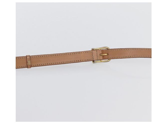 Céline Borsa a tracolla CELINE Macadam Canvas PVC Leather Brown Gold Auth BSZ634 Marrone D'oro - vista 8