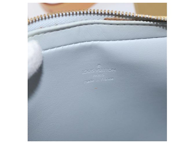 LOUIS VUITTON Monogram Vernis Fulton Waist bag Gris M91041 LV Auth BSZ666 Grigio - vista 17