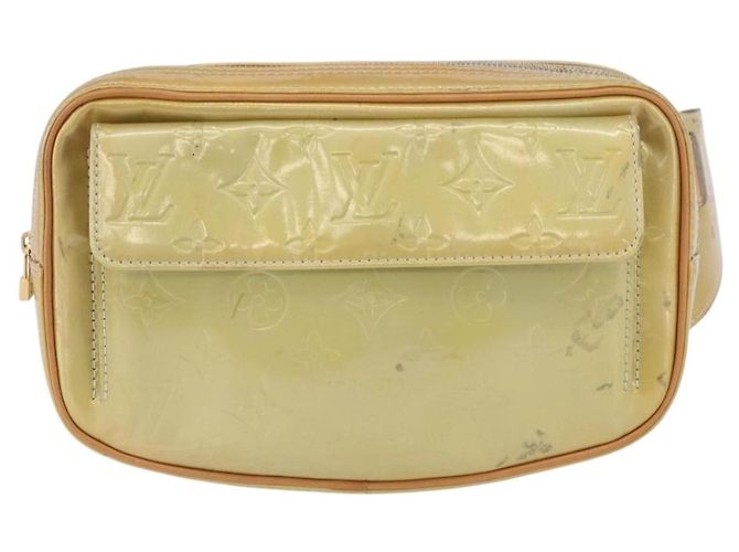 LOUIS VUITTON Monogram Vernis Fulton Waist bag Gris M91041 LV Auth BSZ666 Grigio - vista 2