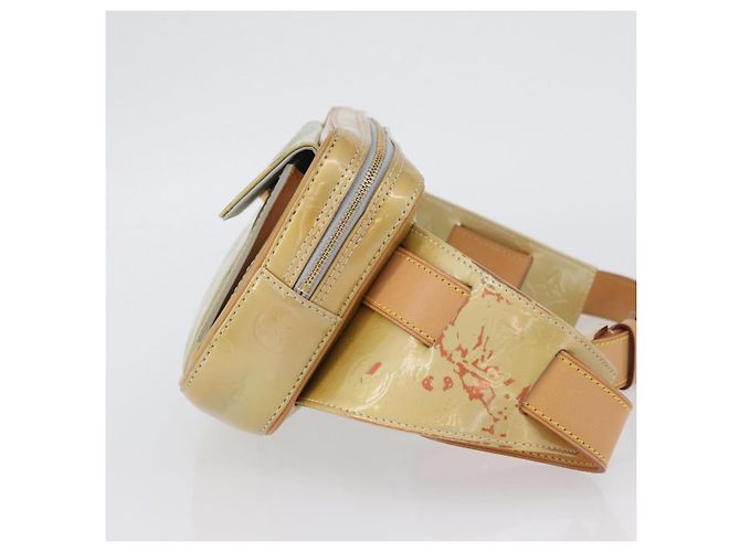 LOUIS VUITTON Monogram Vernis Fulton Waist bag Gris M91041 LV Auth BSZ666 Grigio - vista 4
