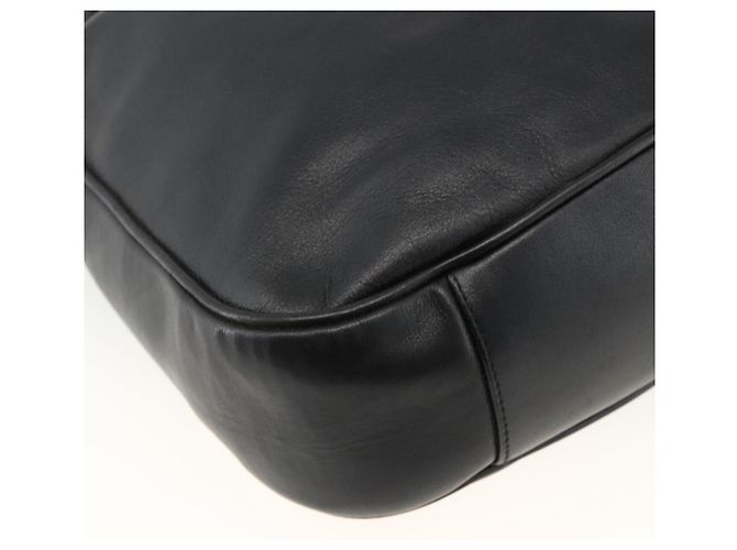 Borsa a spalla GUCCI Bamboo in pelle 2way Nero Oro 001 1577 Auth BSZ637 D'oro - vista 15