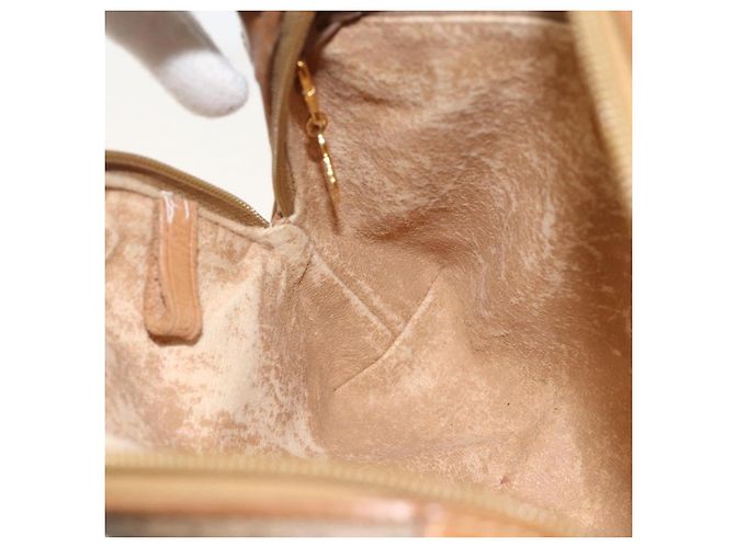 Borsa a tracolla GUCCI Micro GG Supreme PVC Beige Oro 007 115 0093 Auth BSZ654 D'oro - vista 18