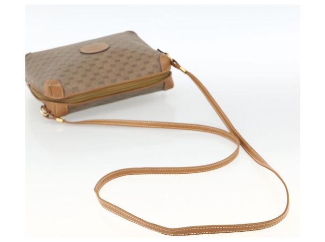 Borsa a tracolla GUCCI Micro GG Supreme PVC Beige Oro 007 115 0093 Auth BSZ654 D'oro - vista 7