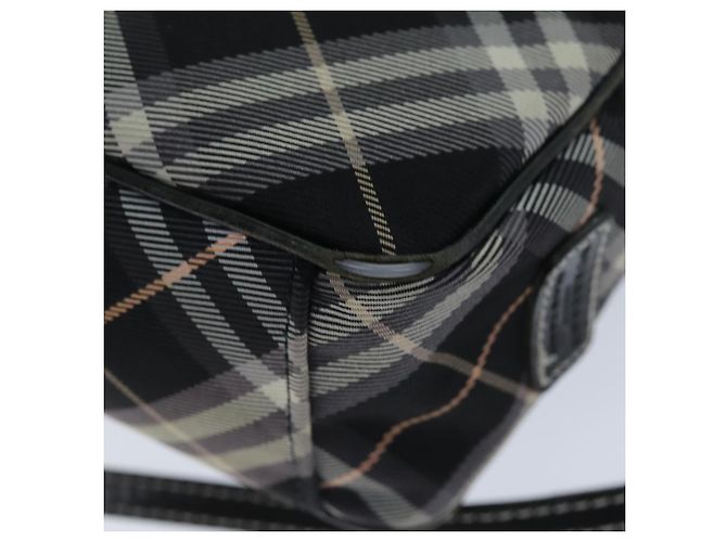 Borsa a tracolla BURBERRY Nova Check Blue Label Nera Autentica ti1758 Nero - vista 13
