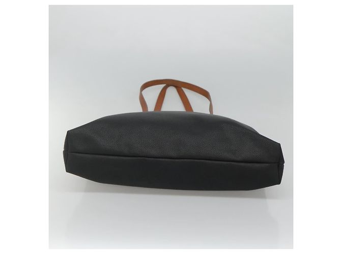 Borsa Tote Salvatore Ferragamo PVC Pelle Nero Oro Auth ar13392 - vista 10
