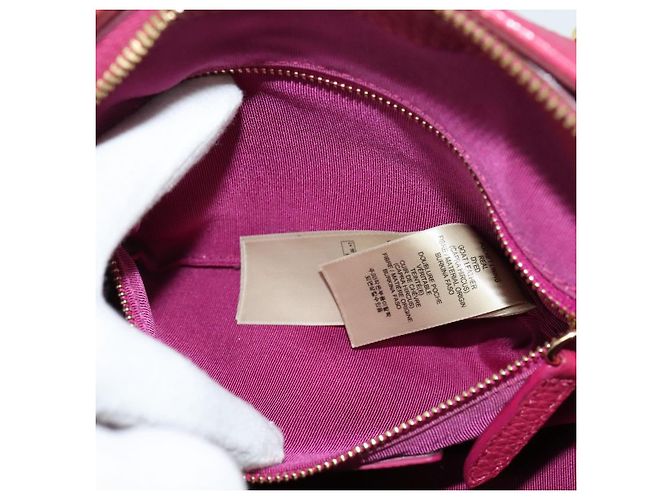Borsa a Mano BURBERRY Nova Check Canvas 2way Beige Gold Auth 118645V D'oro - vista 12