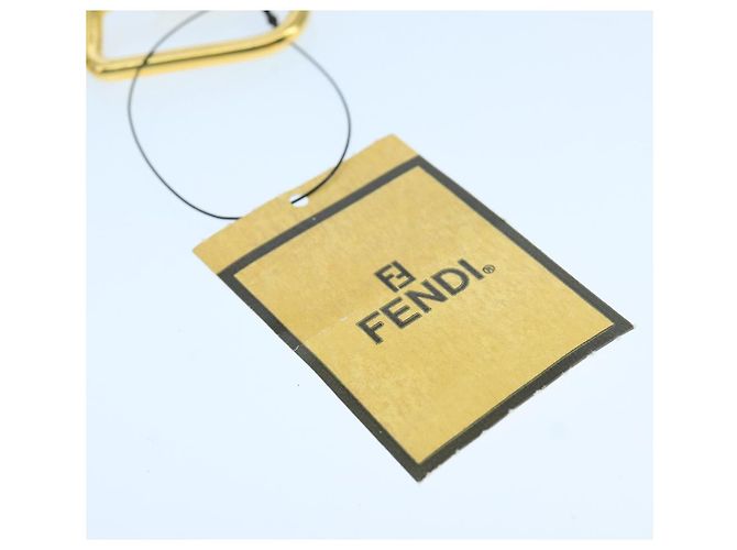 Pequin Portachiavi FENDI Pecan Canvas Nero e Marrone Auth ac3485 - vista 7