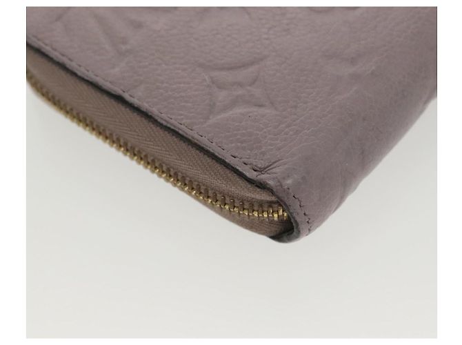 LOUIS VUITTON Monogram Empreinte Zippy Wallet Purple M83225 LV Auth 136652 Porpora - vista 10