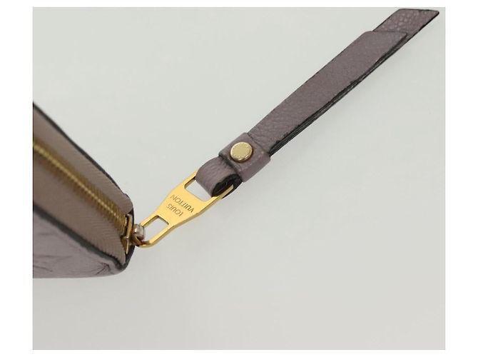 LOUIS VUITTON Monogram Empreinte Zippy Wallet Purple M83225 LV Auth 136652 Porpora - vista 12