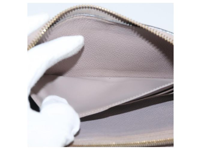 LOUIS VUITTON Monogram Empreinte Zippy Wallet Purple M83225 LV Auth 136652 Porpora - vista 14