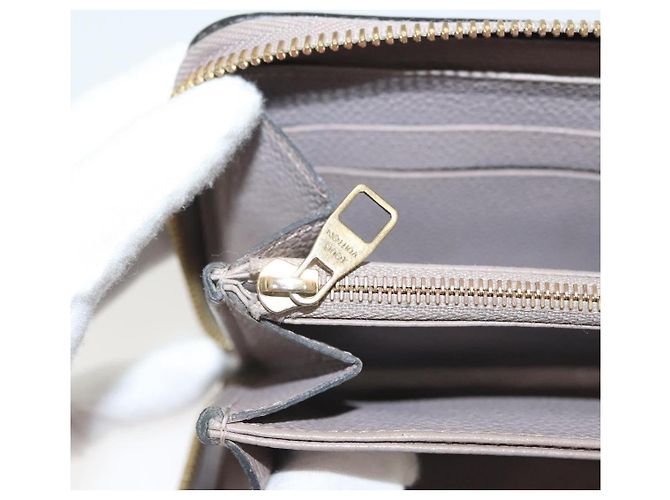 LOUIS VUITTON Monogram Empreinte Zippy Wallet Purple M83225 LV Auth 136652 Porpora - vista 18