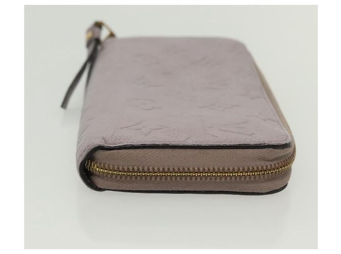 LOUIS VUITTON Monogram Empreinte Zippy Wallet Purple M83225 LV Auth 136652 Porpora - vista 4